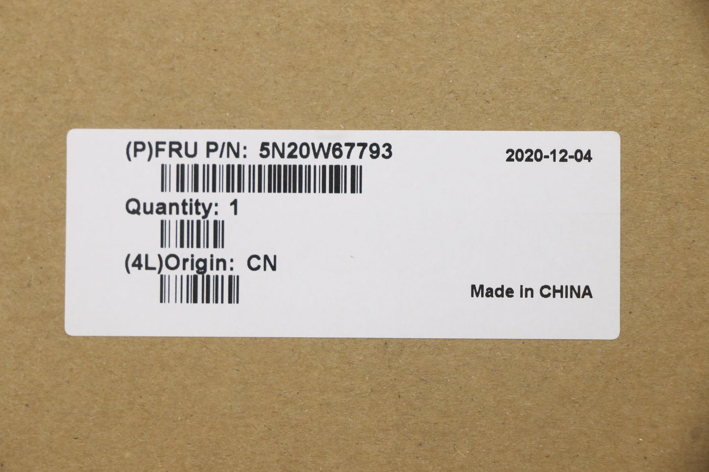 Lenovo Keyboard, Internal - 5N20W67793