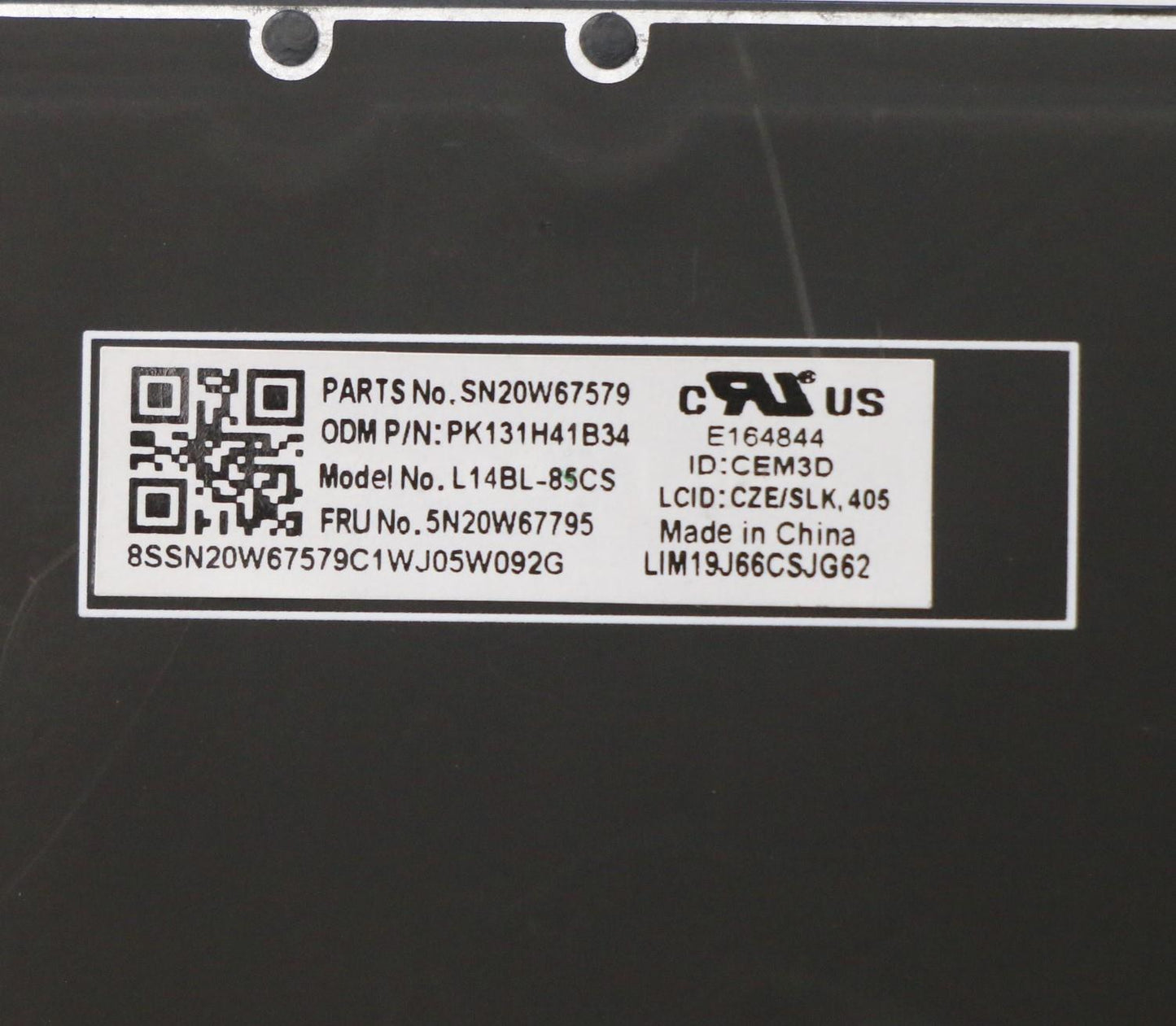 Lenovo Keyboard, Internal - 5N20W67795