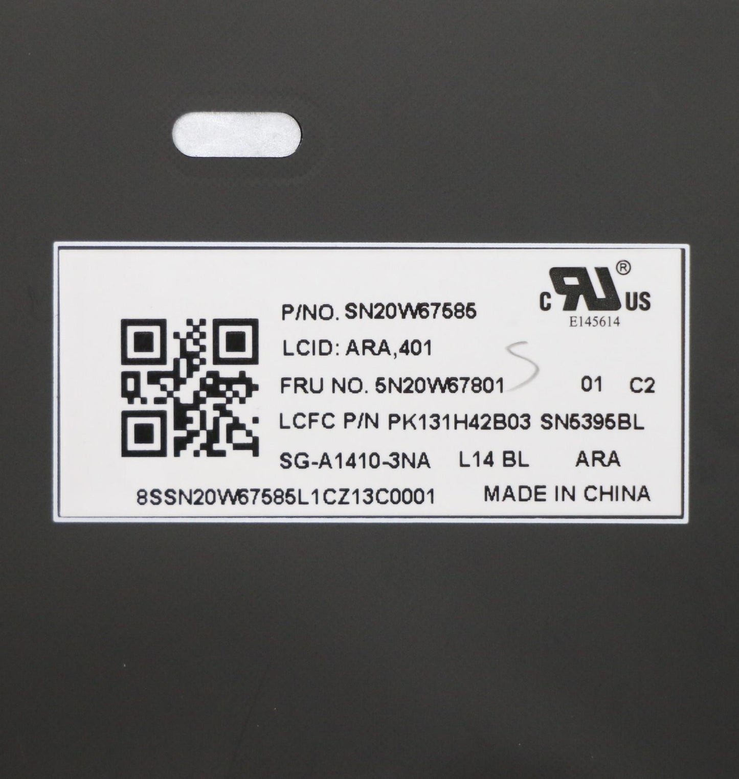 Lenovo Keyboard, Internal - 5N20W67801