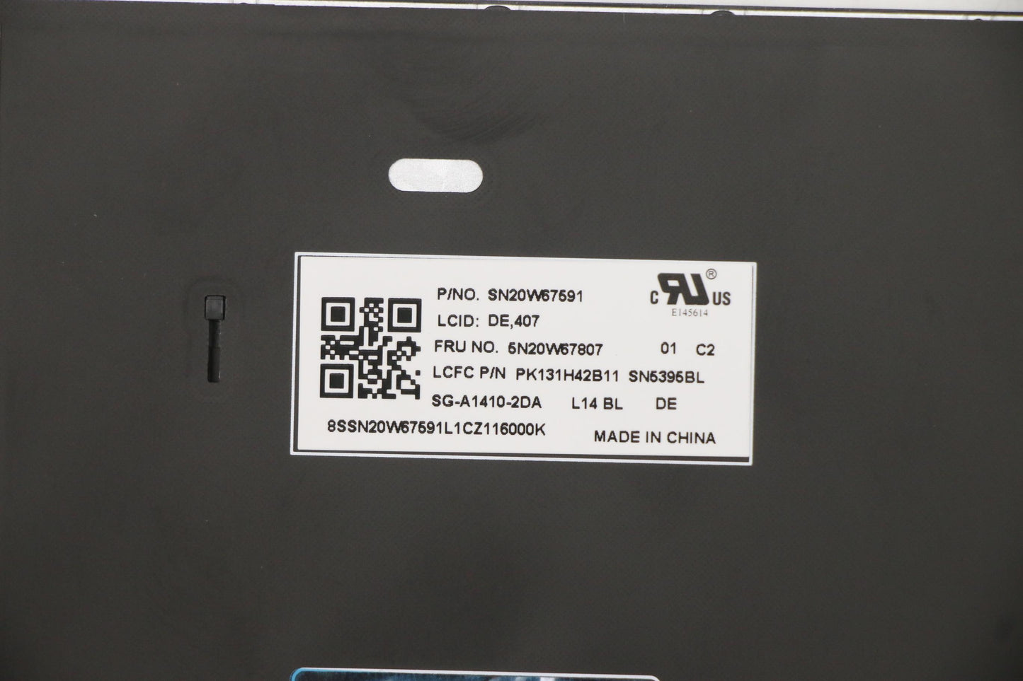 Lenovo Keyboard, Internal - 5N20W67807