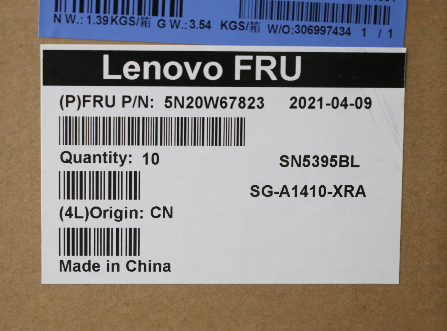 Lenovo Keyboard, Internal - 5N20W67823