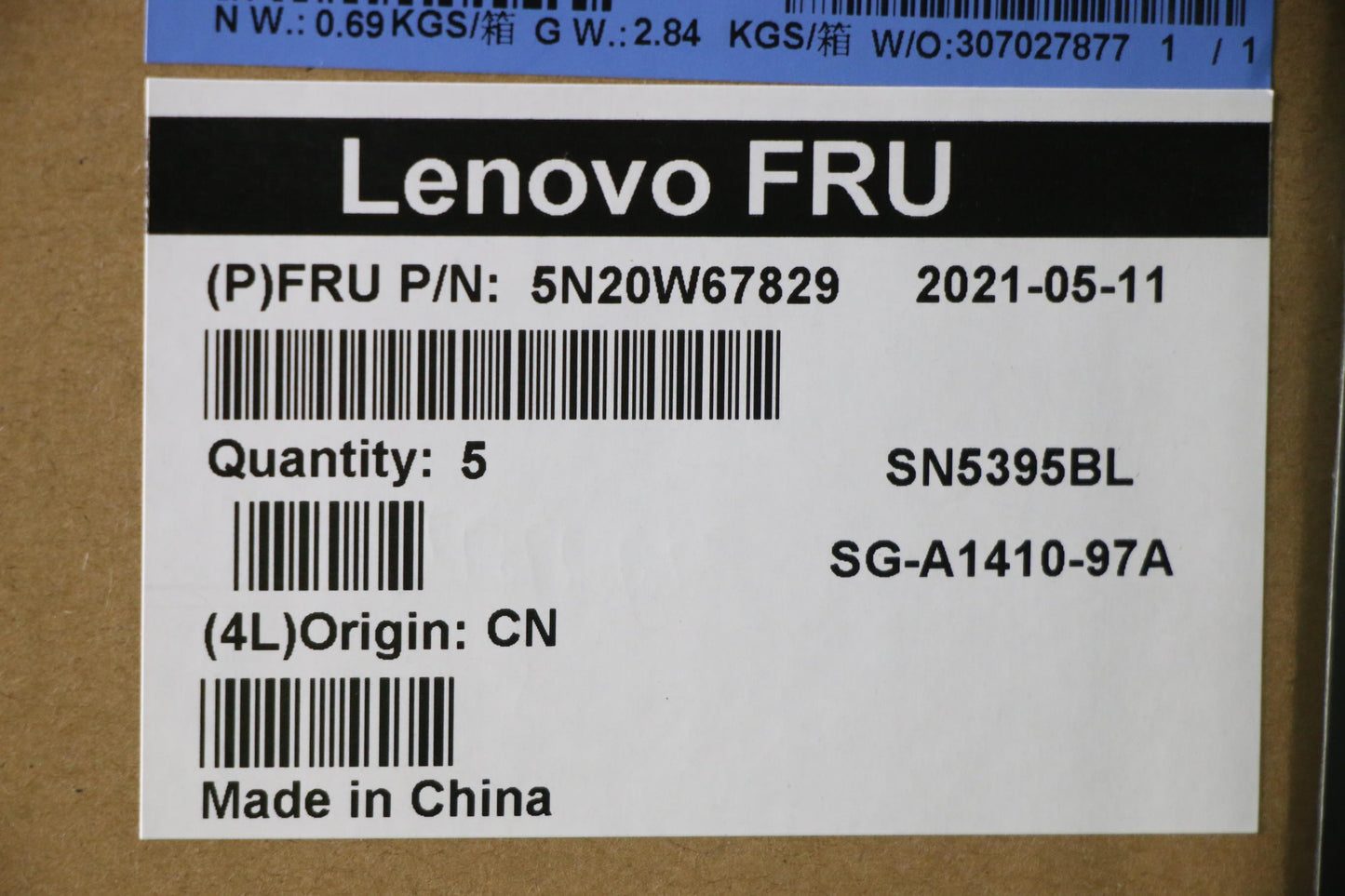 Lenovo Keyboard, Internal - 5N20W67829