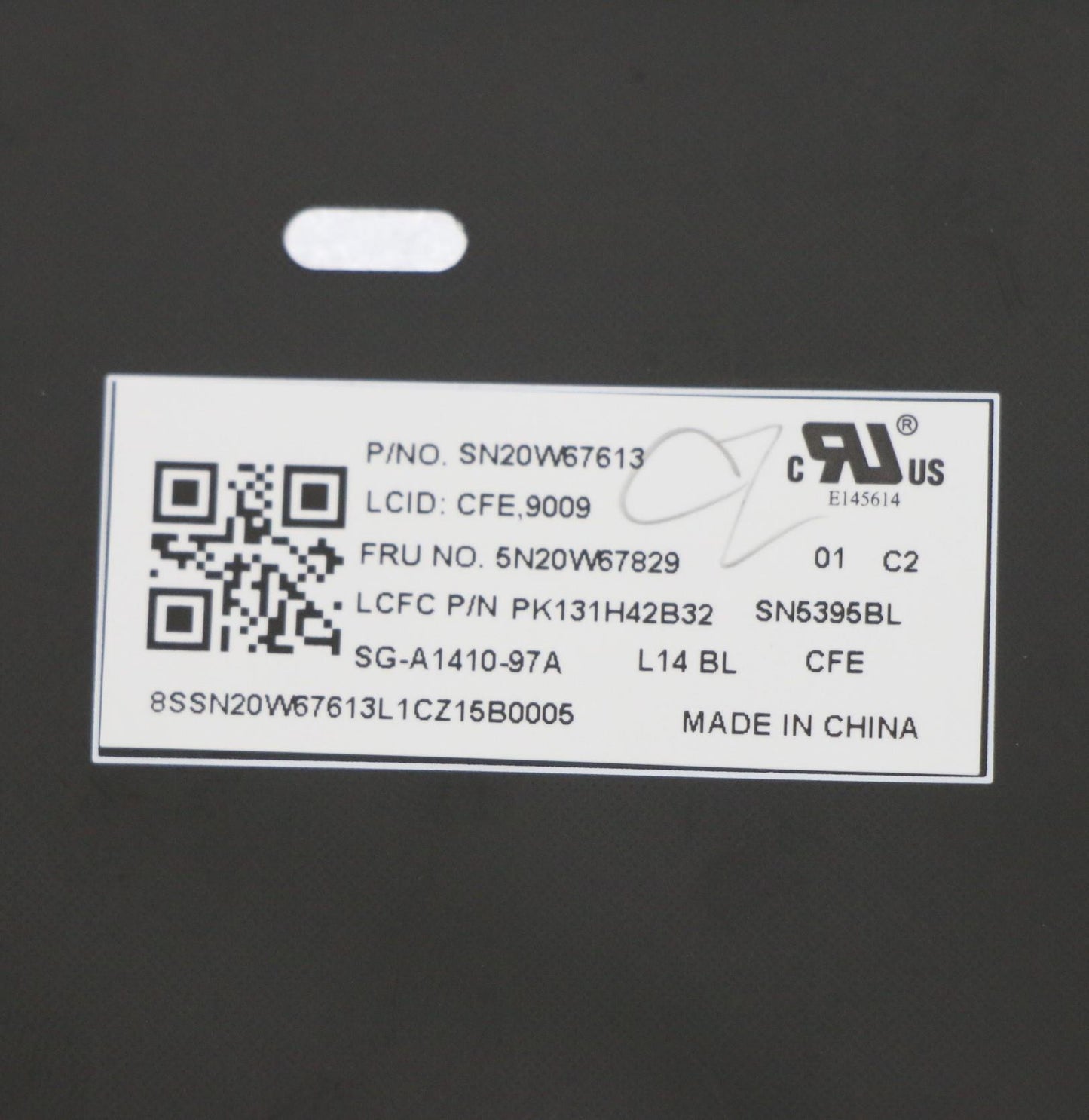 Lenovo Keyboard, Internal - 5N20W67829