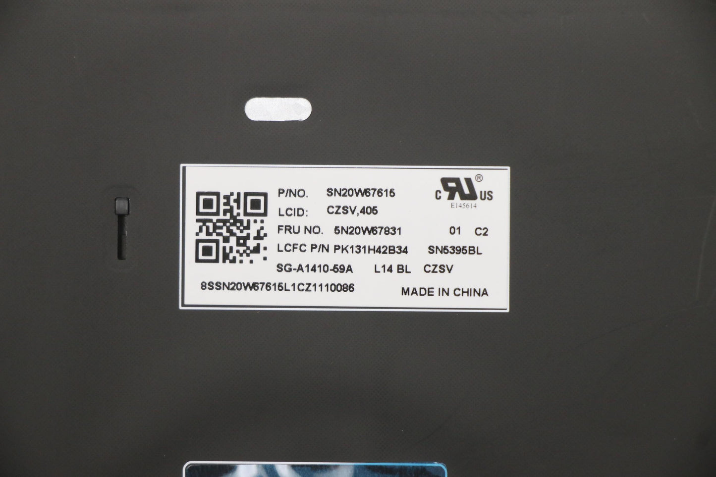 Lenovo Keyboard, Internal - 5N20W67831