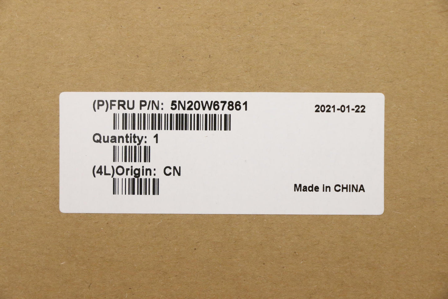 Lenovo Keyboard, Internal - 5N20W67861