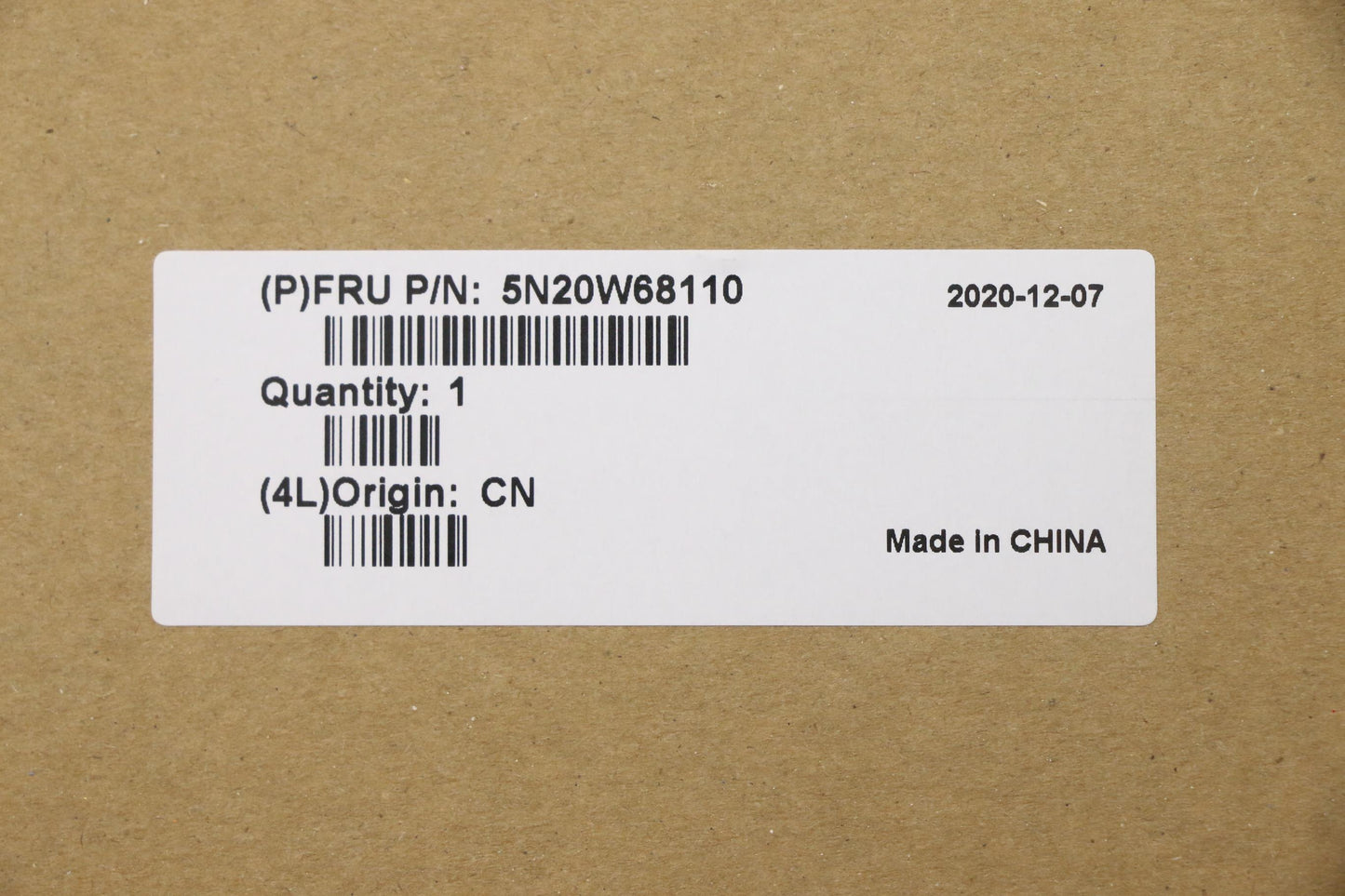 Lenovo Keyboard, External - 5N20W68110