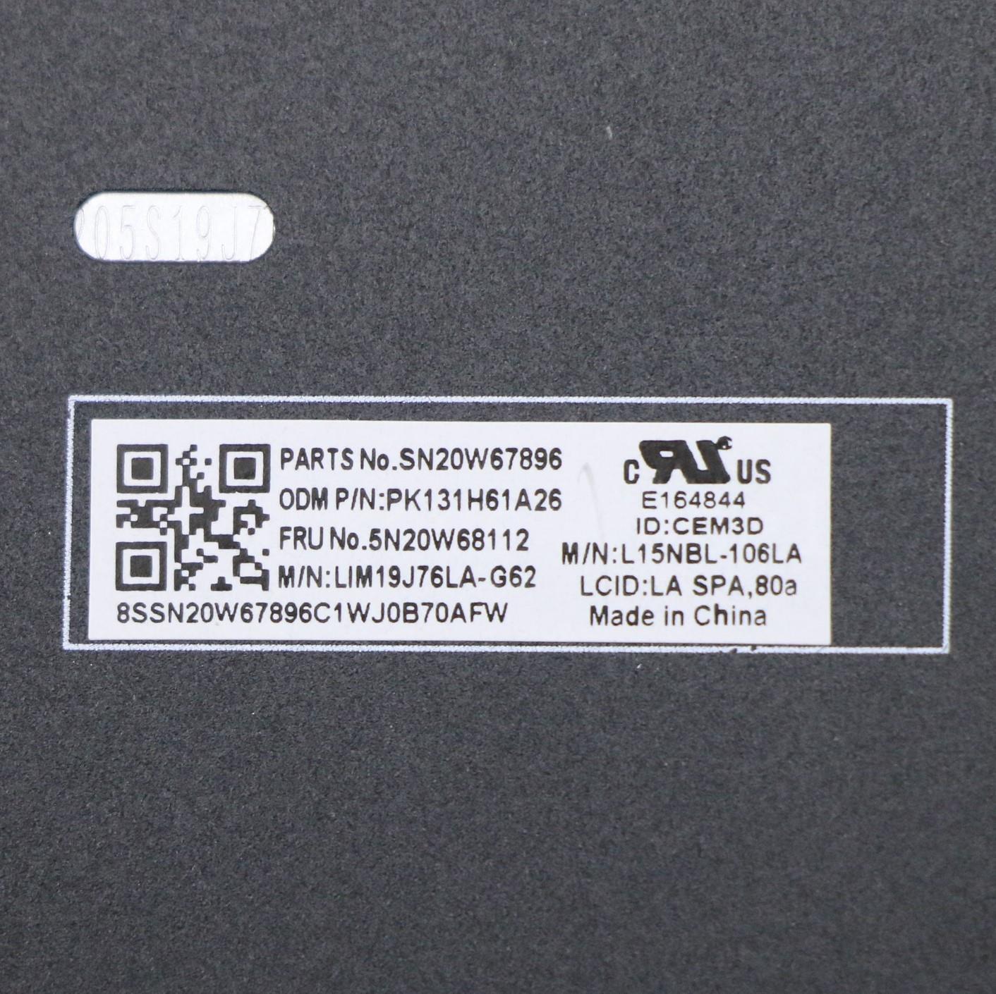 Lenovo Keyboard, External - 5N20W68112