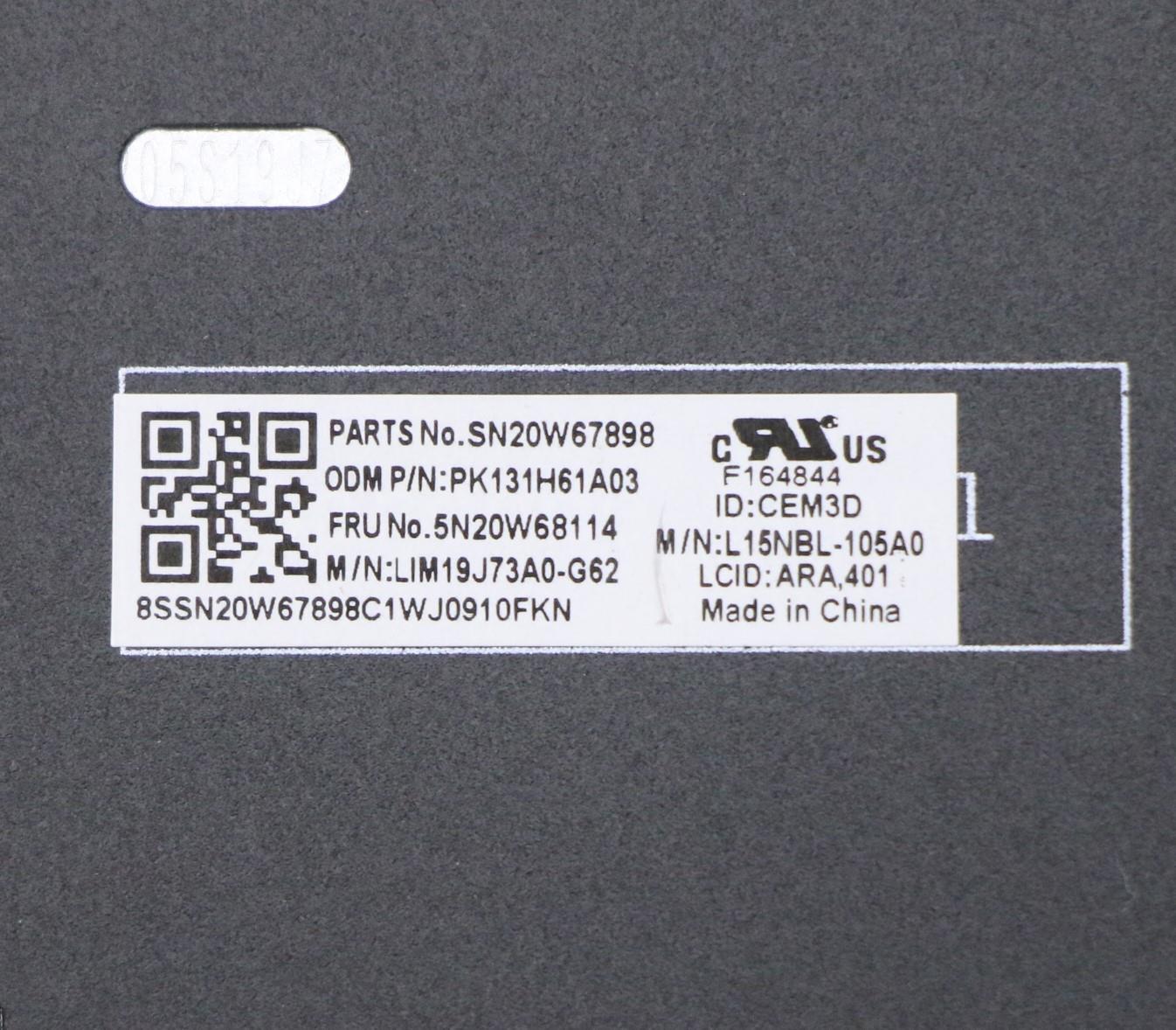 Lenovo Keyboard, External - 5N20W68114