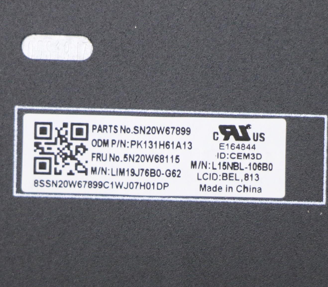 Lenovo Keyboard, External - 5N20W68115