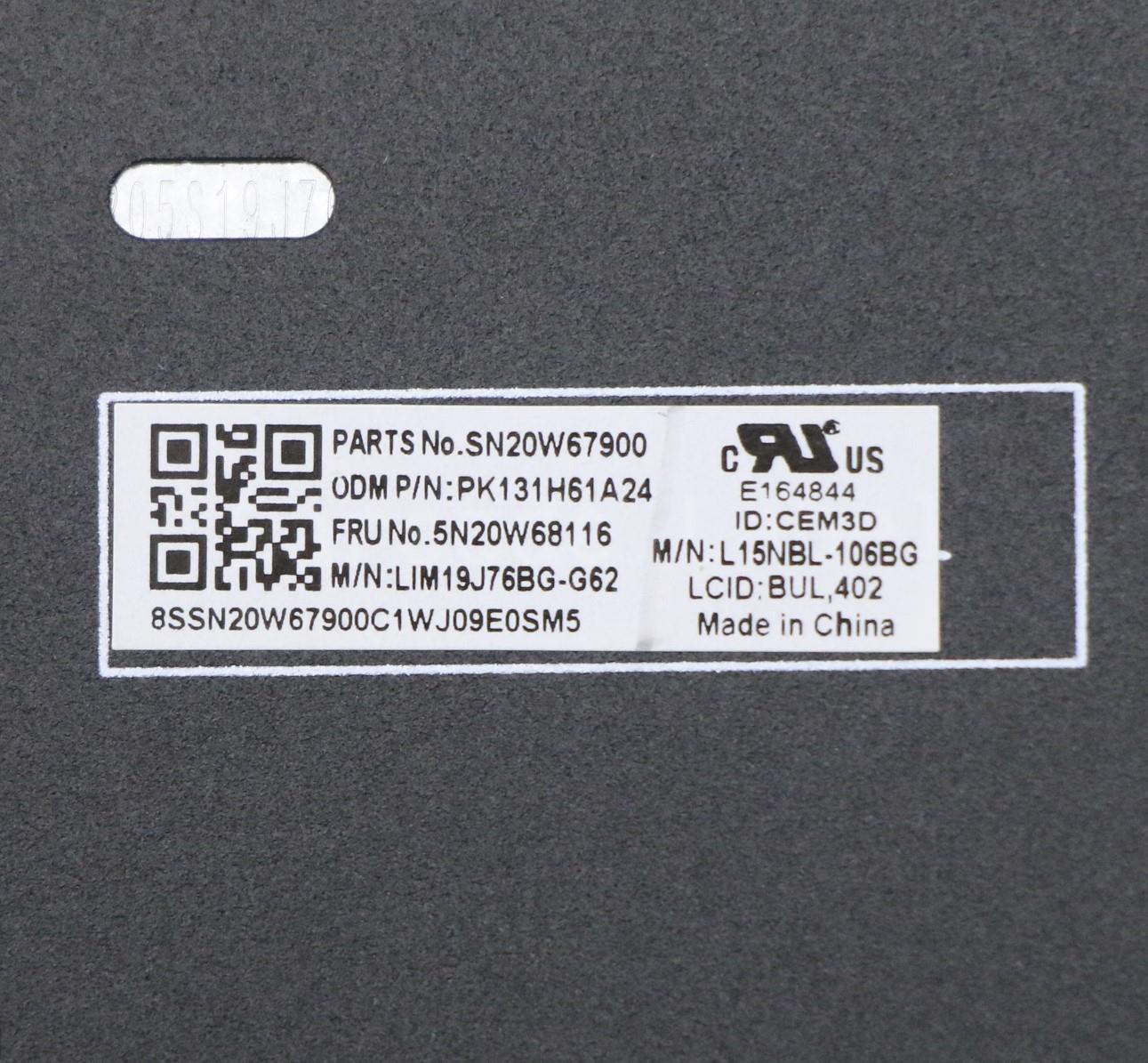 Lenovo Keyboard, External - 5N20W68116