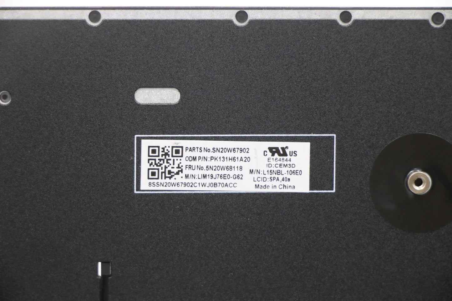 Lenovo Keyboard, External - 5N20W68118