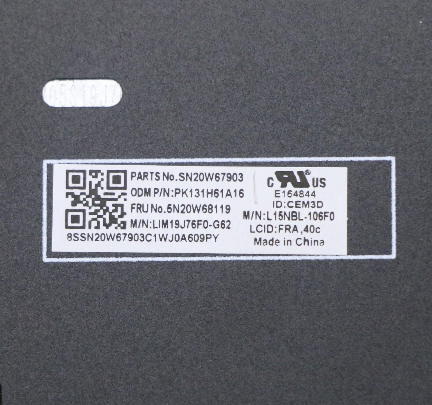 Lenovo Keyboard, External - 5N20W68119