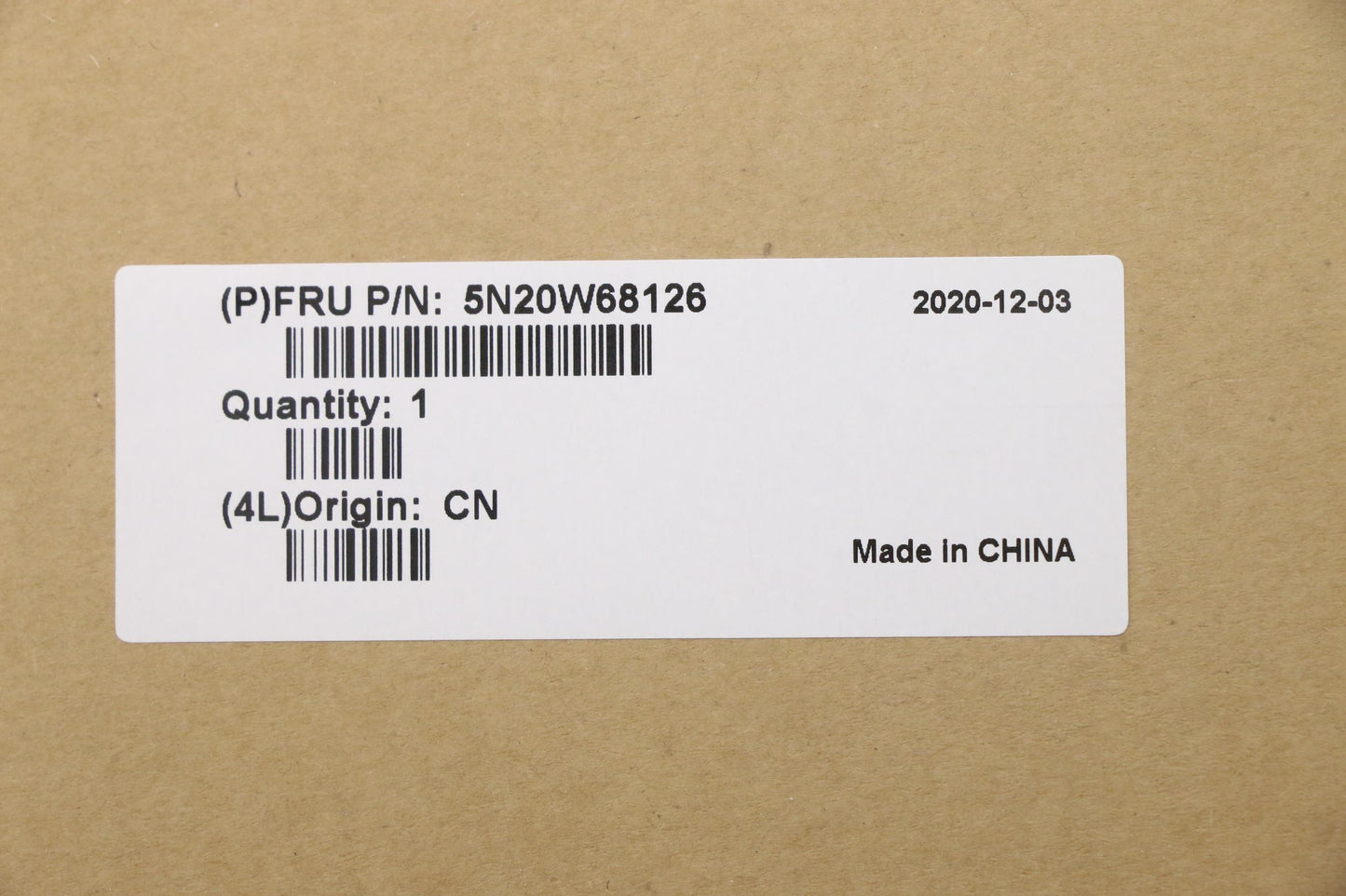 Lenovo Keyboard, External - 5N20W68126
