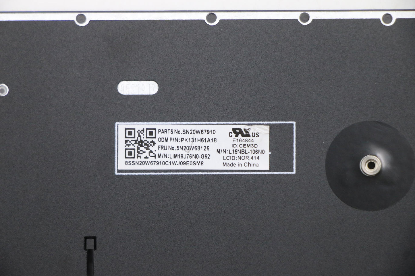 Lenovo Keyboard, External - 5N20W68126