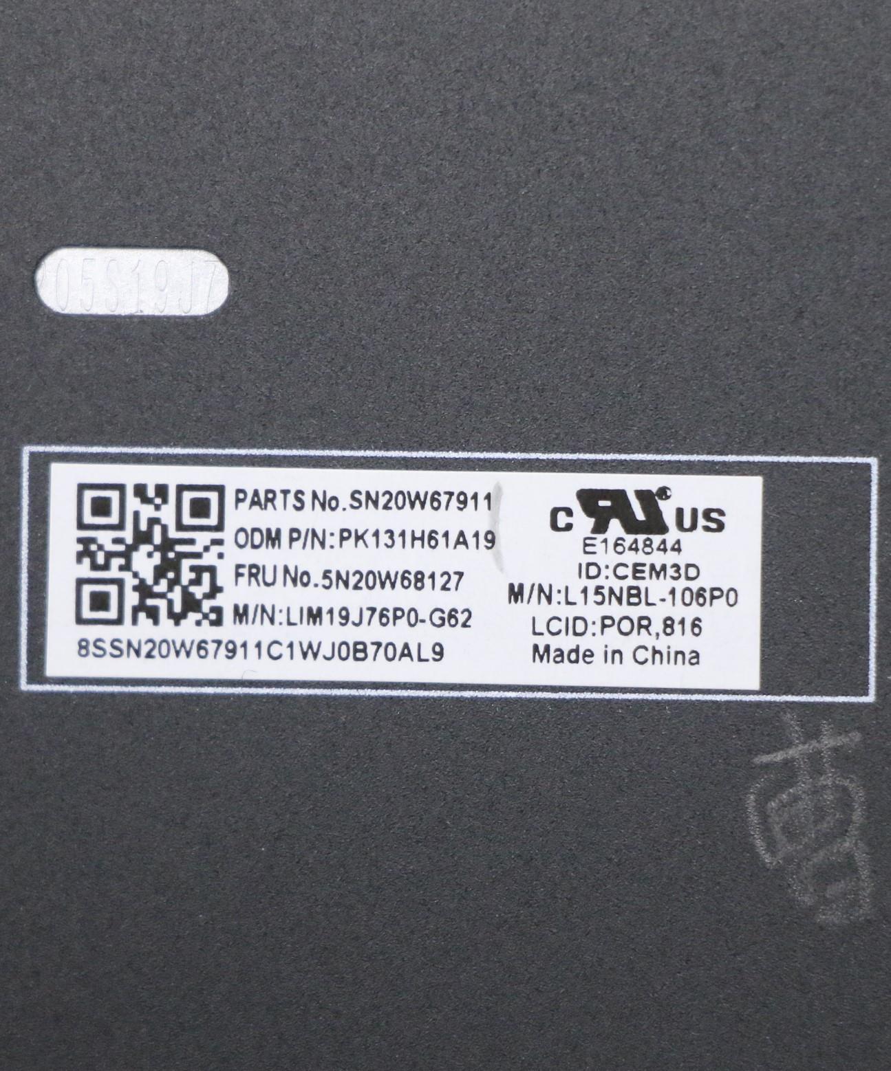 Lenovo Keyboard, External - 5N20W68127