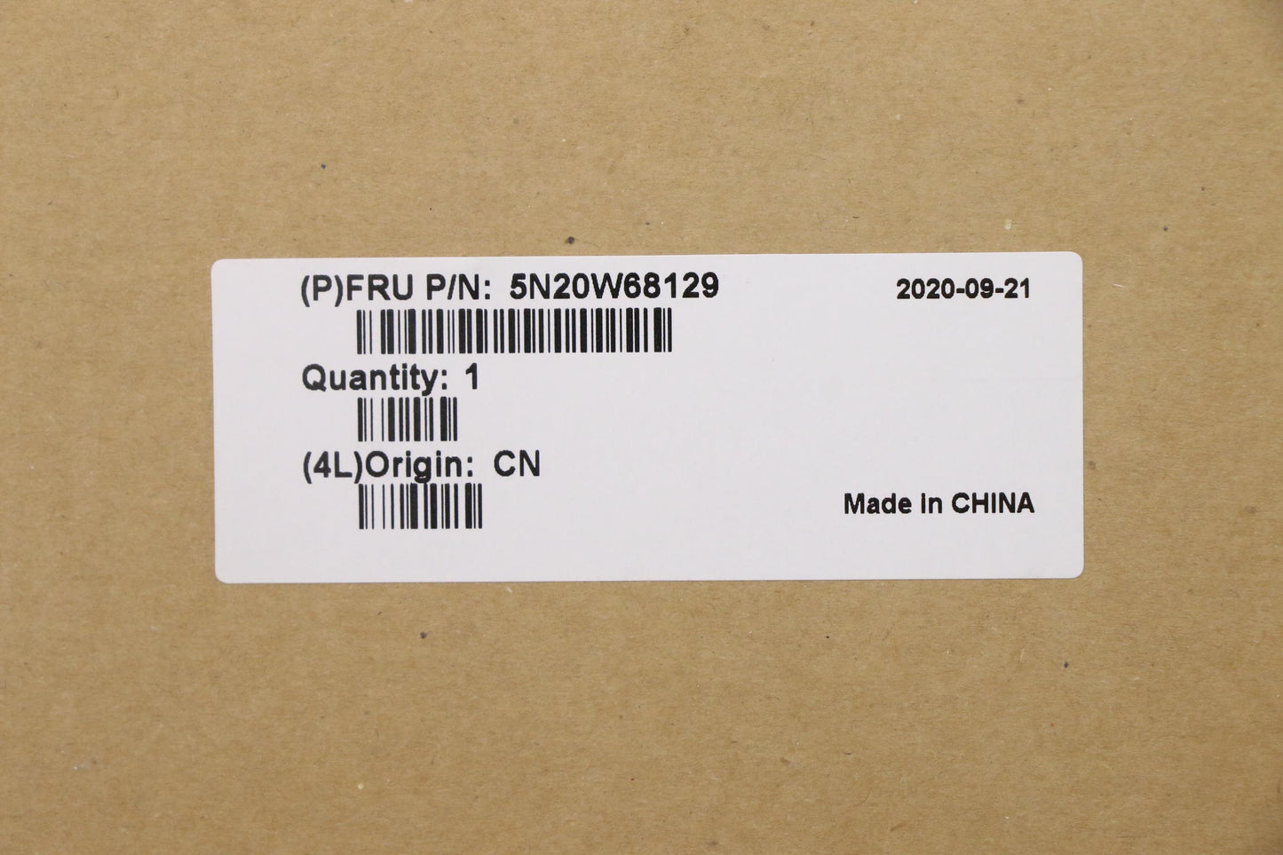 Lenovo Keyboard, External - 5N20W68129