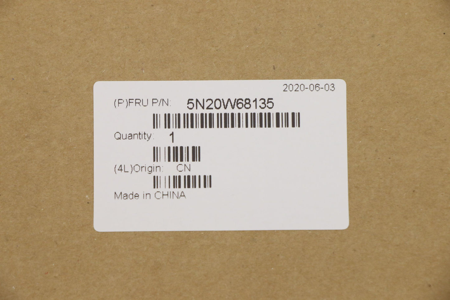 Lenovo Keyboard, External - 5N20W68135
