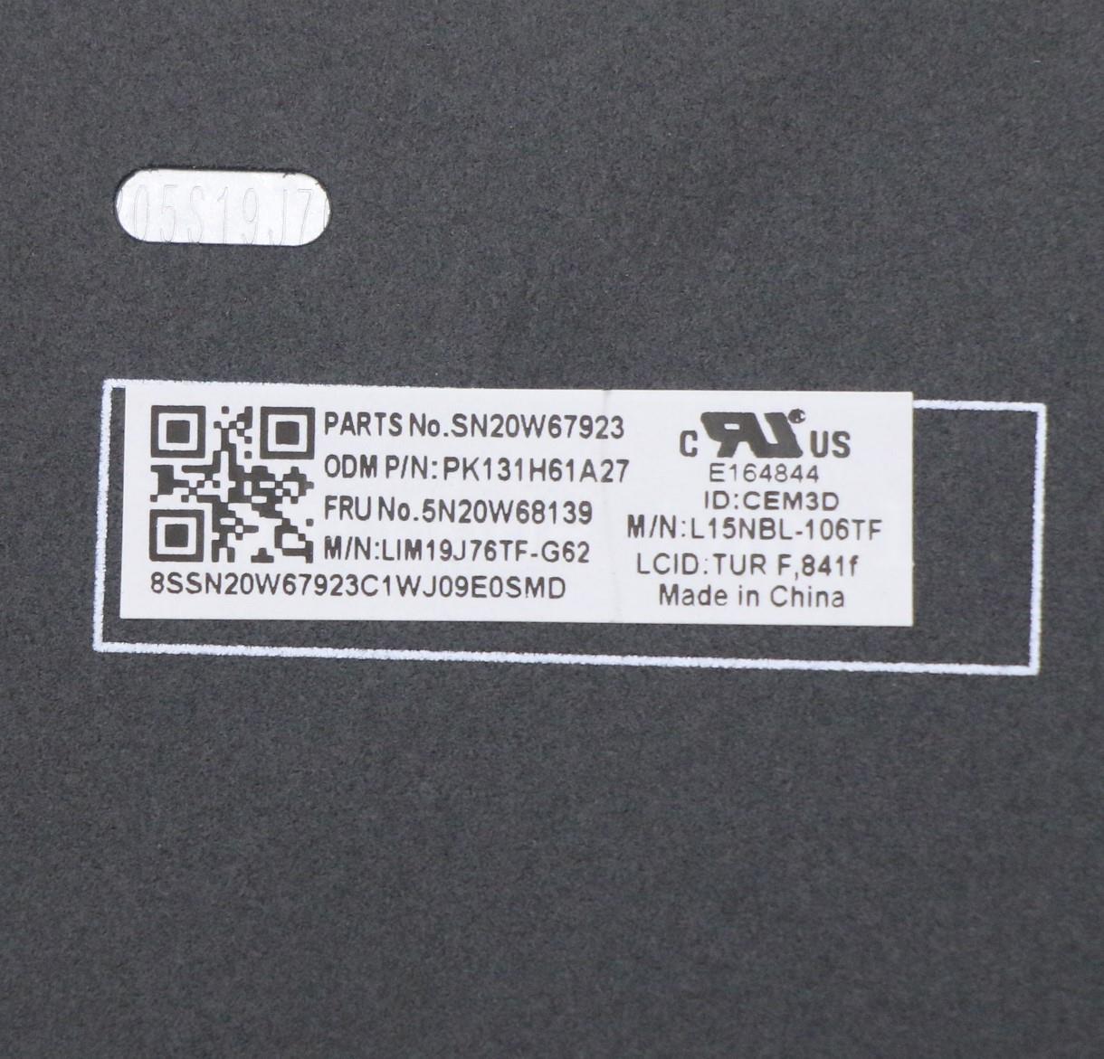 Lenovo Keyboard, External - 5N20W68139