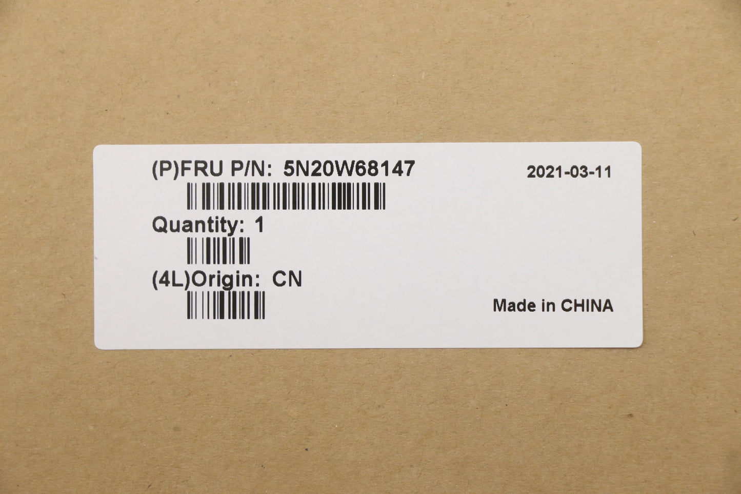 Lenovo Internal Keyboard, Canadian French, Non-Backlit, w/Number Pad - 5N20W68147