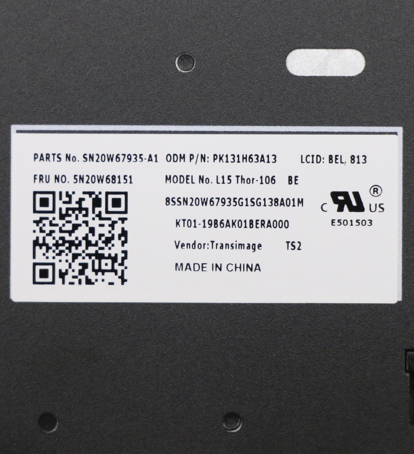 Lenovo Nb_Kyb Cs20L Num Kbd Trinblbbe - 5N20W68151