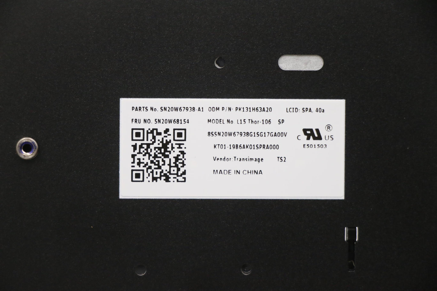 Lenovo Nb_Kyb Cs20L Num Kbd Trinblbsp - 5N20W68154
