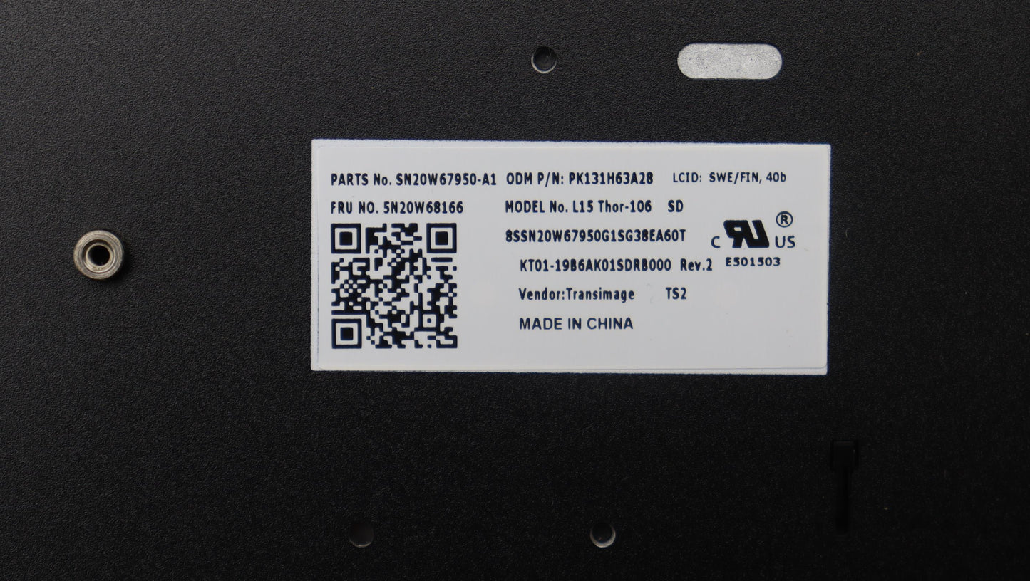 Lenovo Nb_Kyb Cs20L Num Kbd Trinblbsw - 5N20W68166