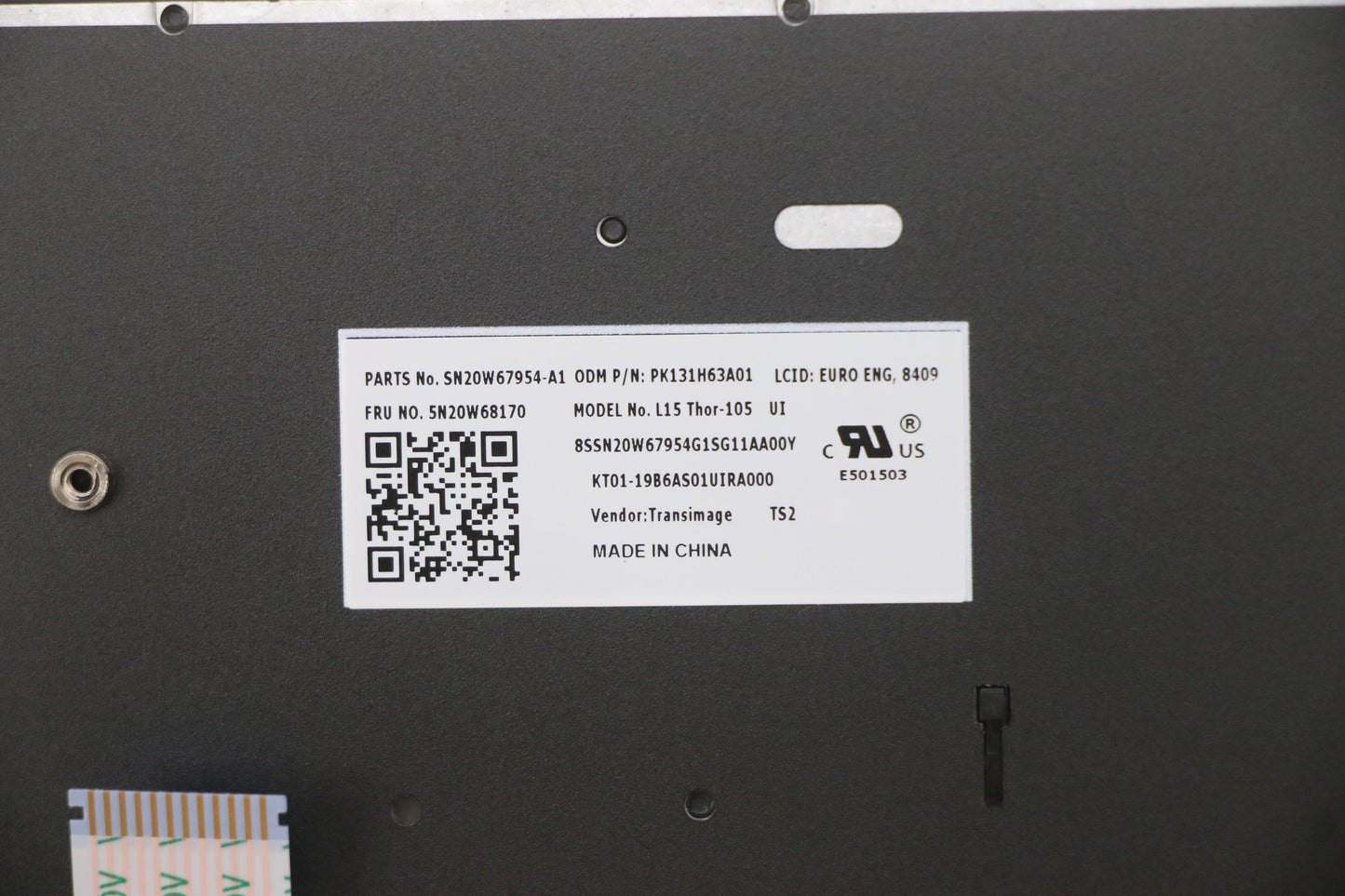 Lenovo Nb_Kyb Cs20L Num Kbd Trinblbeu - 5N20W68170