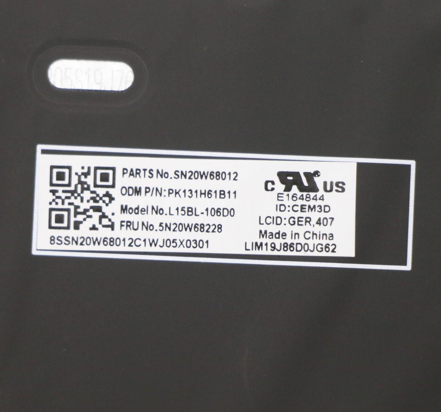 Lenovo Keyboard, External - 5N20W68228
