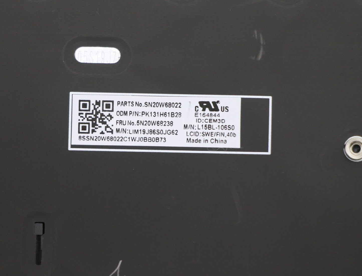 Lenovo Keyboard, External - 5N20W68238