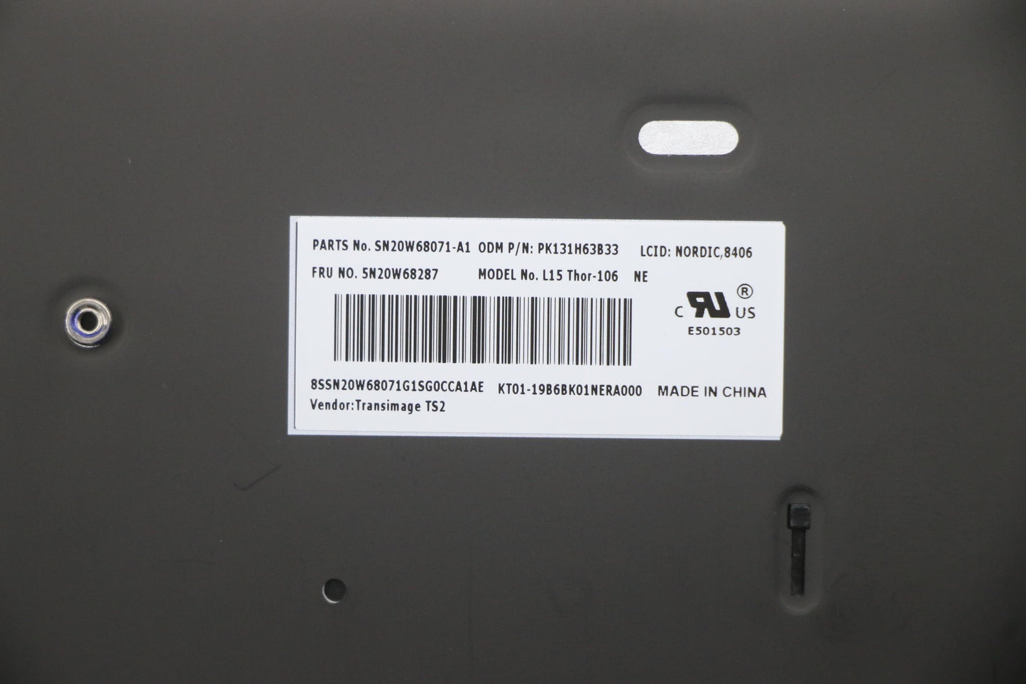 Lenovo Nb_Kyb Cs20L Num Kbd Triblbnor - 5N20W68287