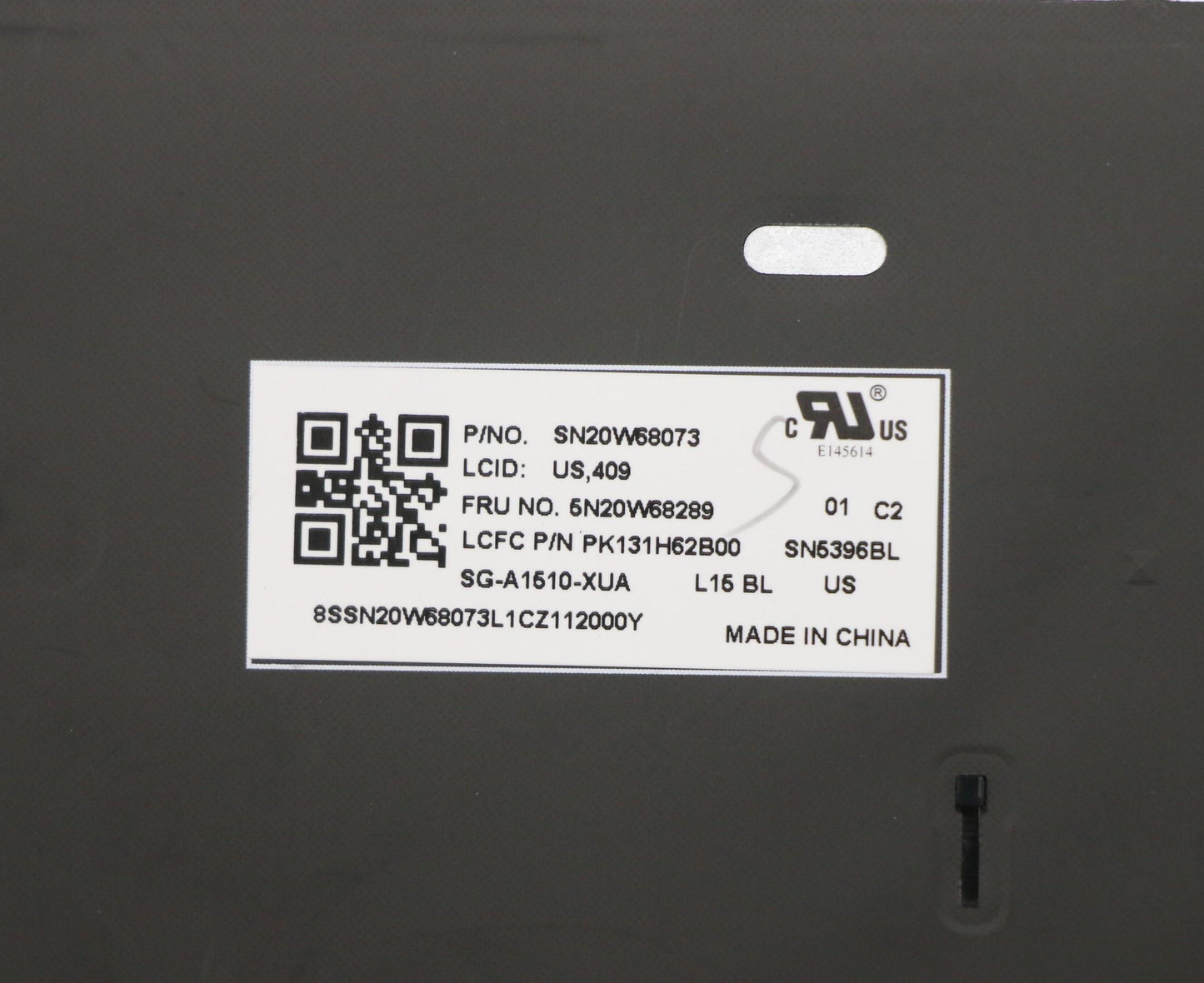 Lenovo Keyboard Internal, NUM Backlight, US English - 5N20W68289