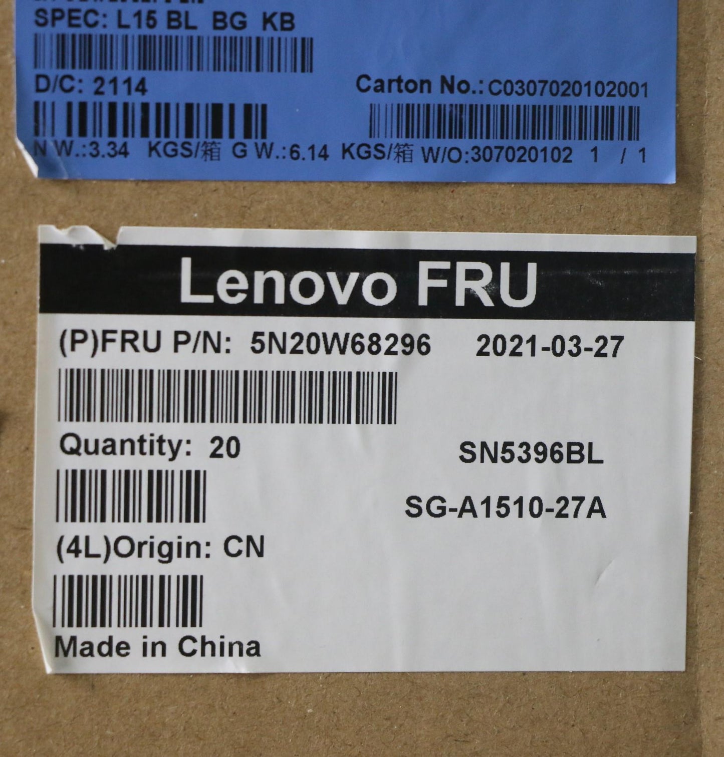Lenovo Nb_Kyb Cs20L Num Kbd Ltnblbbul - 5N20W68296