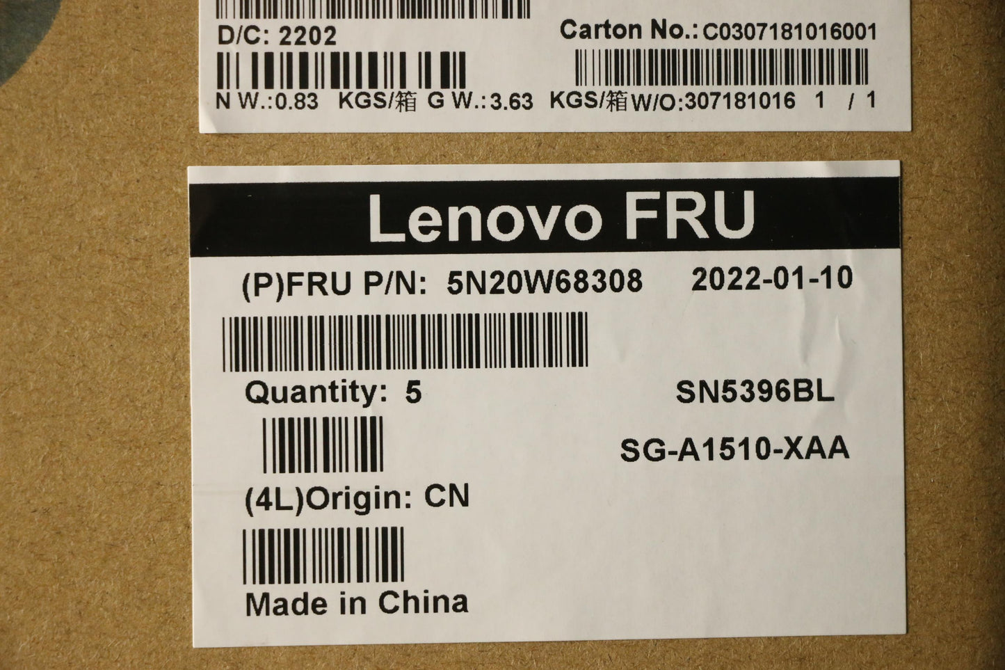 Lenovo Nb_Kyb Cs20L Num Kbd Ltnblbrus - 5N20W68308