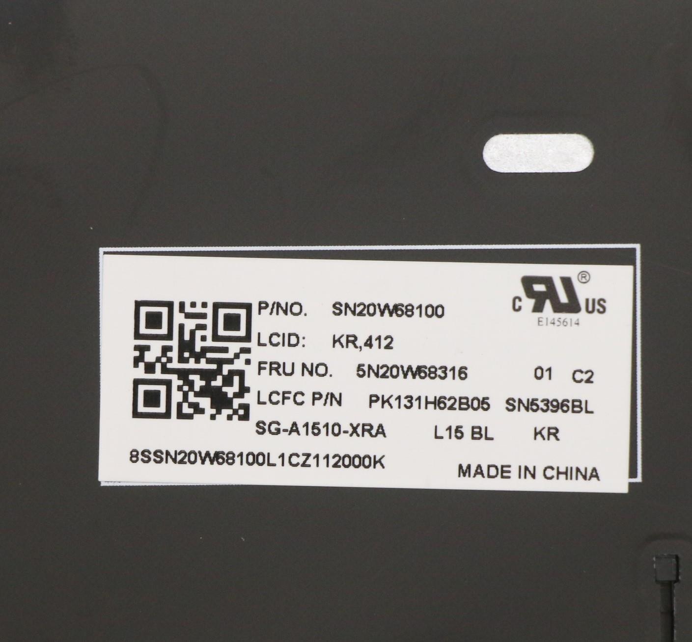 Lenovo Nb_Kyb Cs20L Num Kbd Ltnblbkor - 5N20W68316
