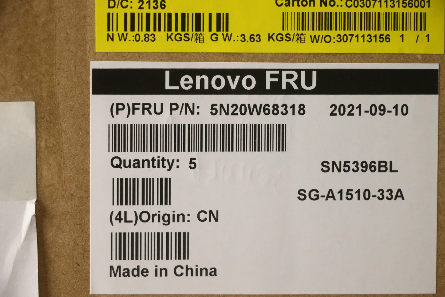 Lenovo Nb_Kyb Cs20L Num Kbd Ltnblbtha - 5N20W68318