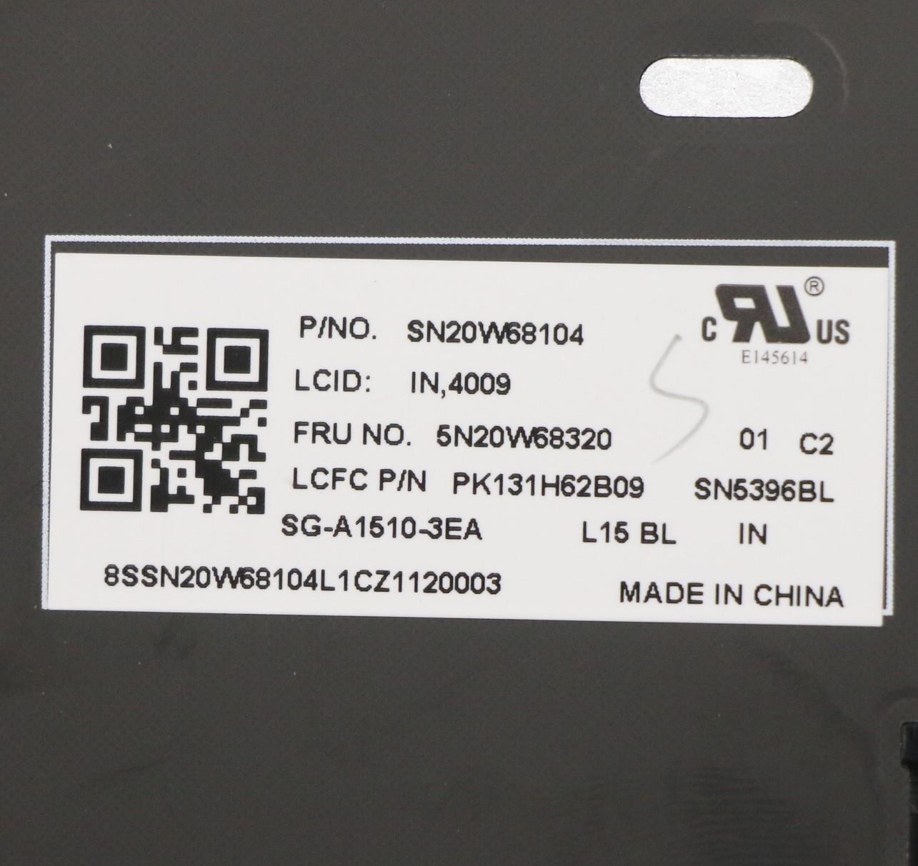 Lenovo Nb_Kyb Cs20L Num Kbd Ltnblbind - 5N20W68320