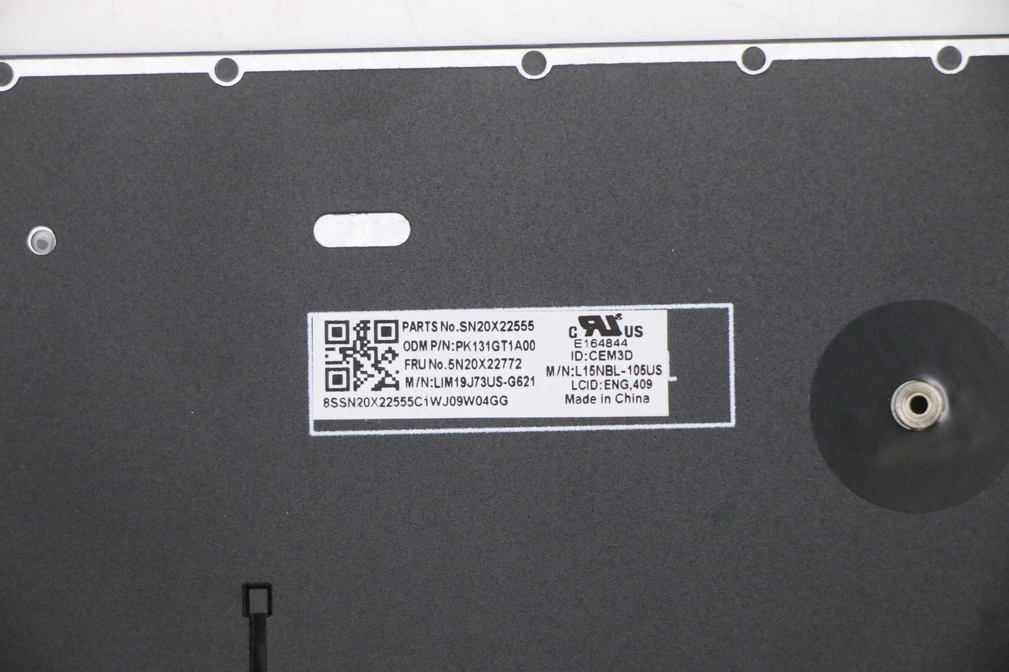 Lenovo USA English Keyboard with Number Pad Non-Backlit - 5N20X22772