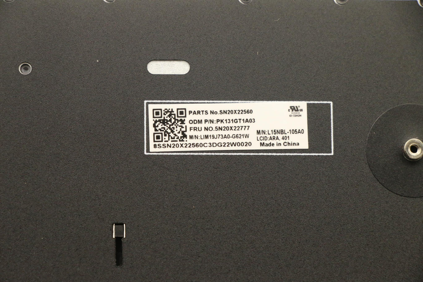 Lenovo Keyboard, Internal - 5N20X22777