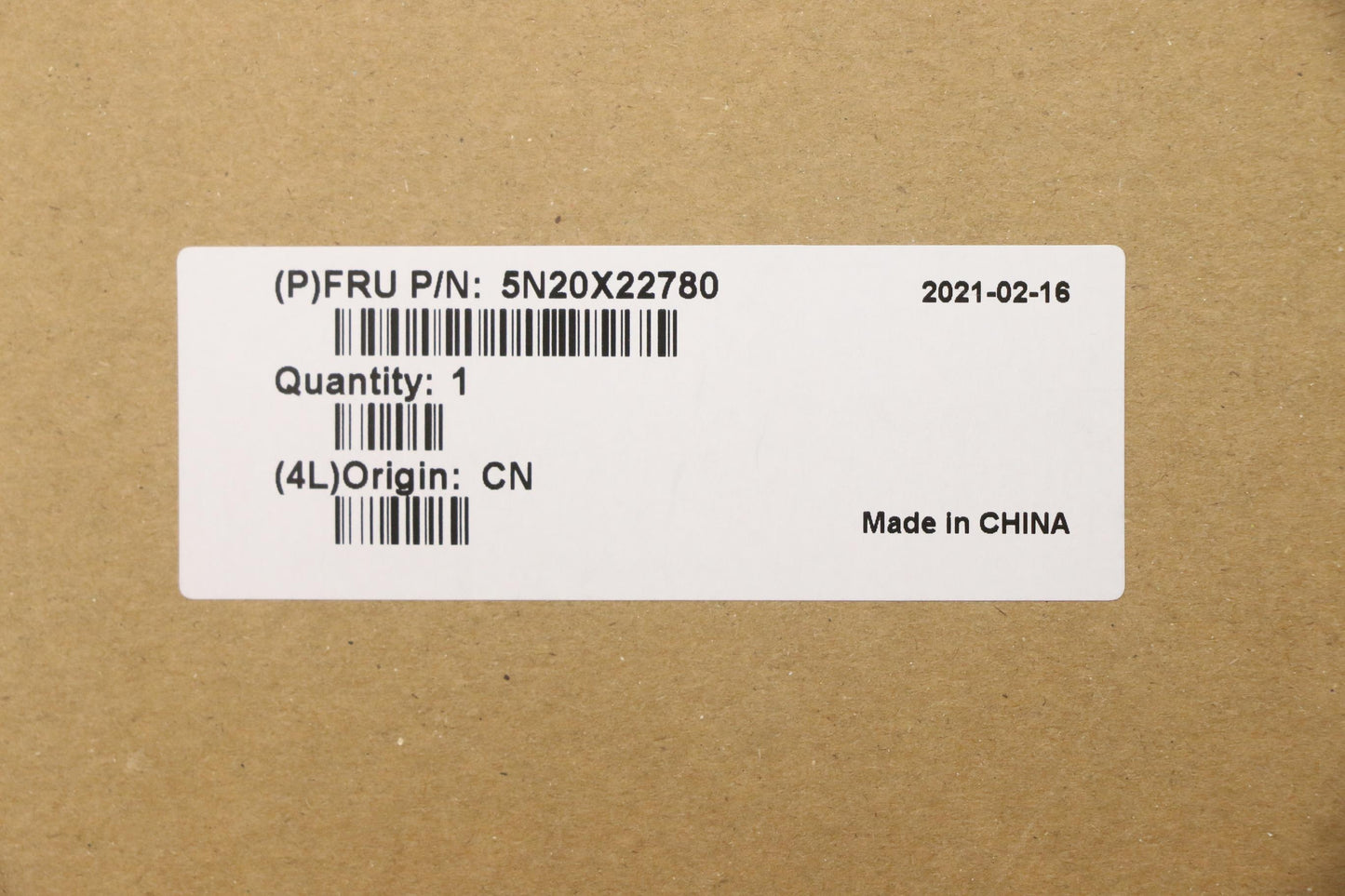 Lenovo Keyboard, Internal - 5N20X22780