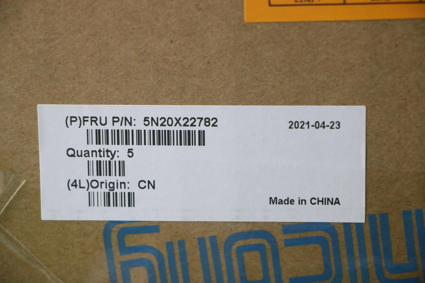 Lenovo Keyboard, Internal - 5N20X22782