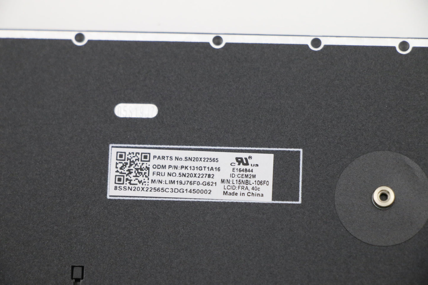 Lenovo Keyboard, Internal - 5N20X22782