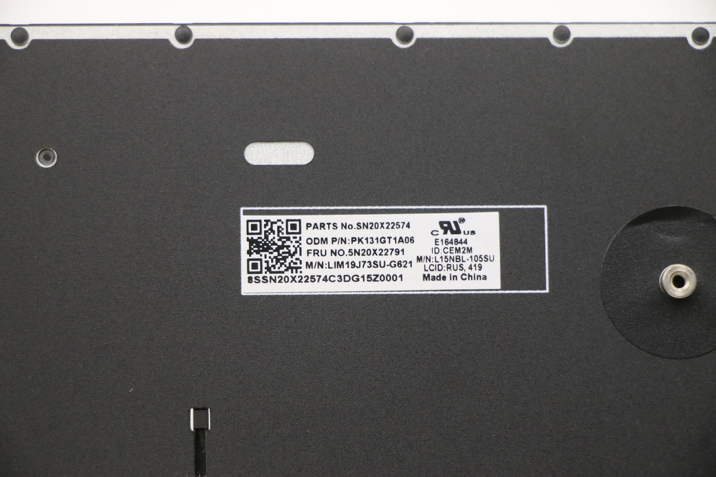 Lenovo Keyboard, Internal - 5N20X22791