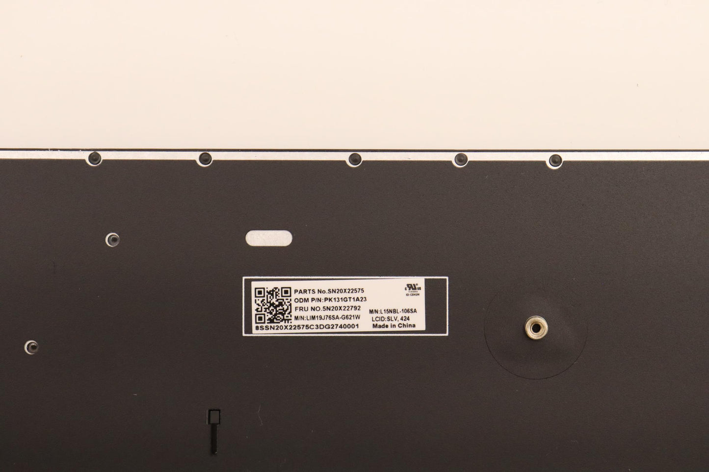 Lenovo Keyboard, Internal - 5N20X22792
