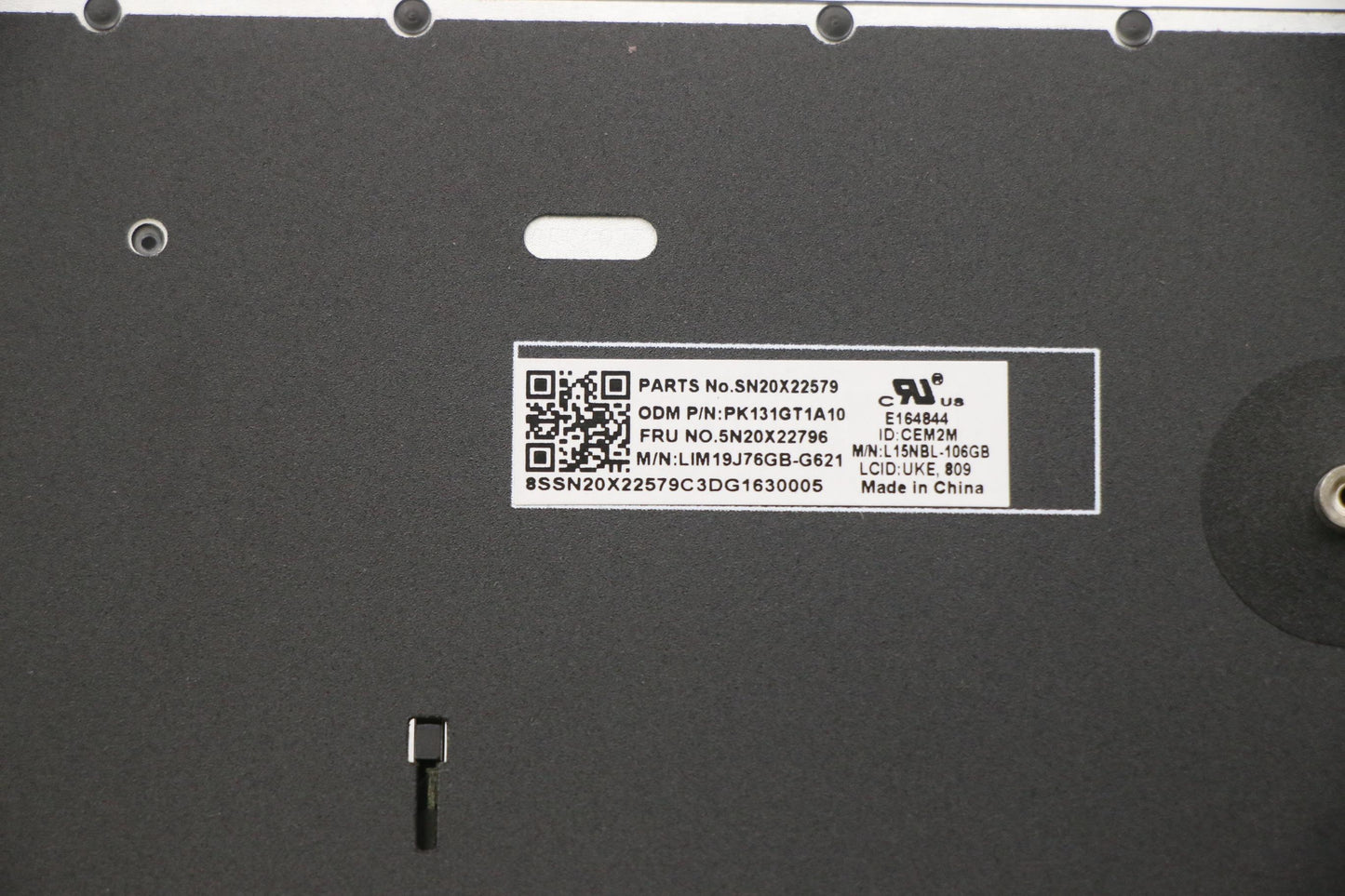 Lenovo Keyboard, Internal - 5N20X22796