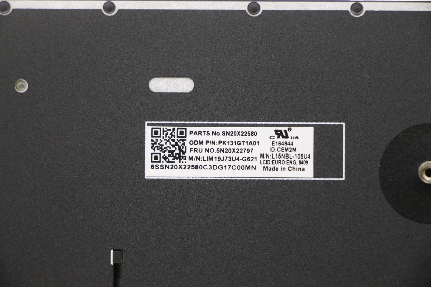 Lenovo Keyboard, Internal - 5N20X22797