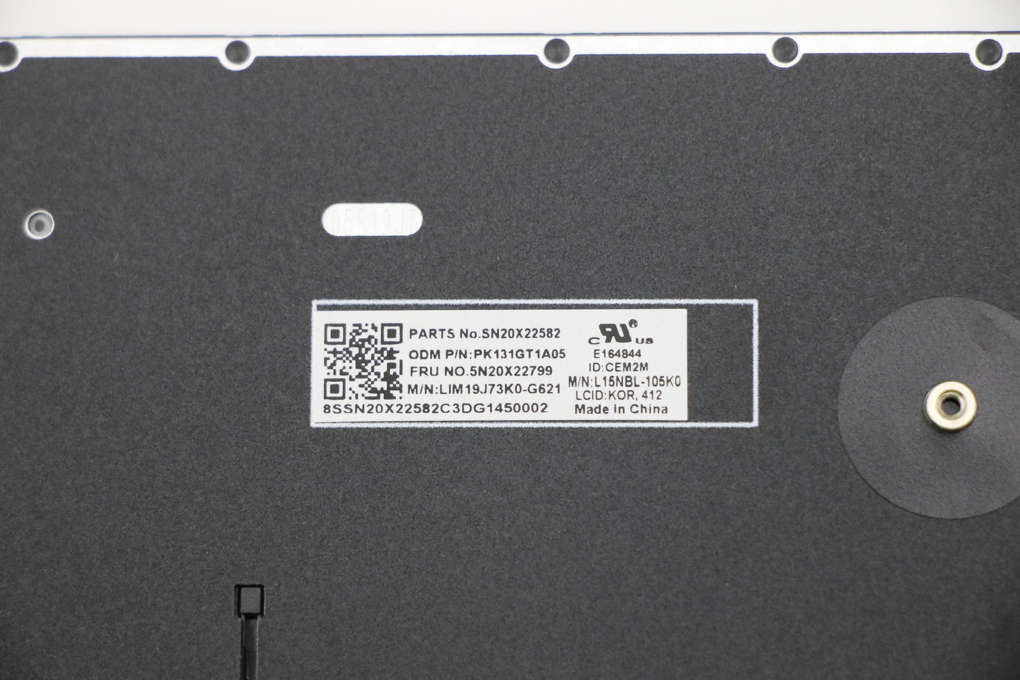 Lenovo Keyboard, Internal - 5N20X22799