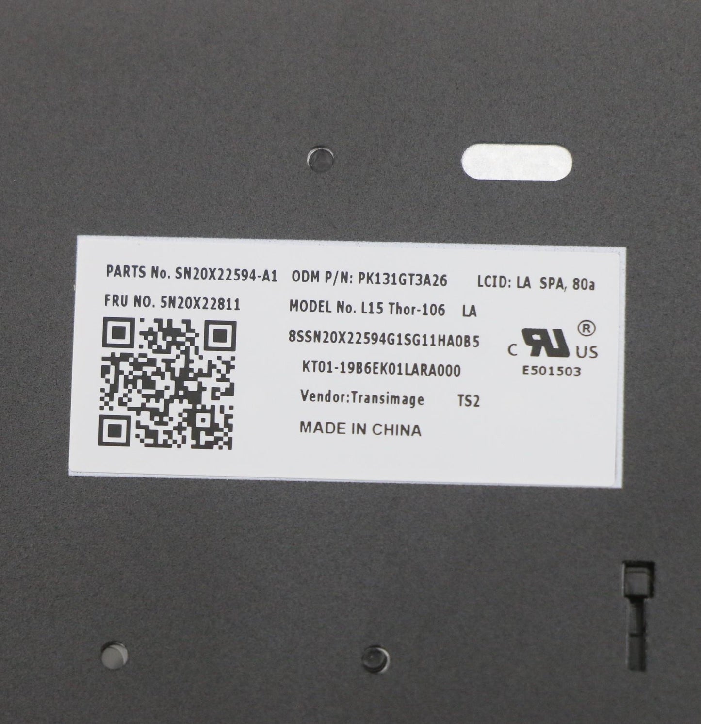 Lenovo Nb_Kyb Tr(P) Cs20 Kbd Trinblbk - 5N20X22811
