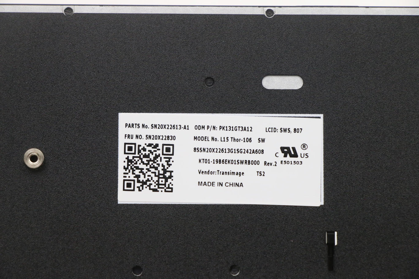 Lenovo Nb_Kyb Tr(P) Cs20 Kbd Trinblbk - 5N20X22830