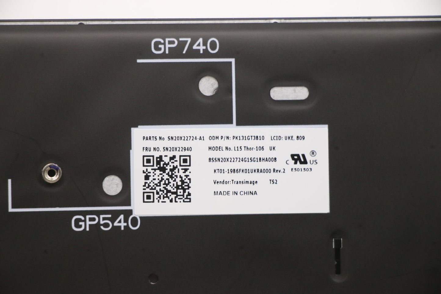 Lenovo Nb_Kyb Tr(P) Cs20 Kbd Triblbku - 5N20X22940