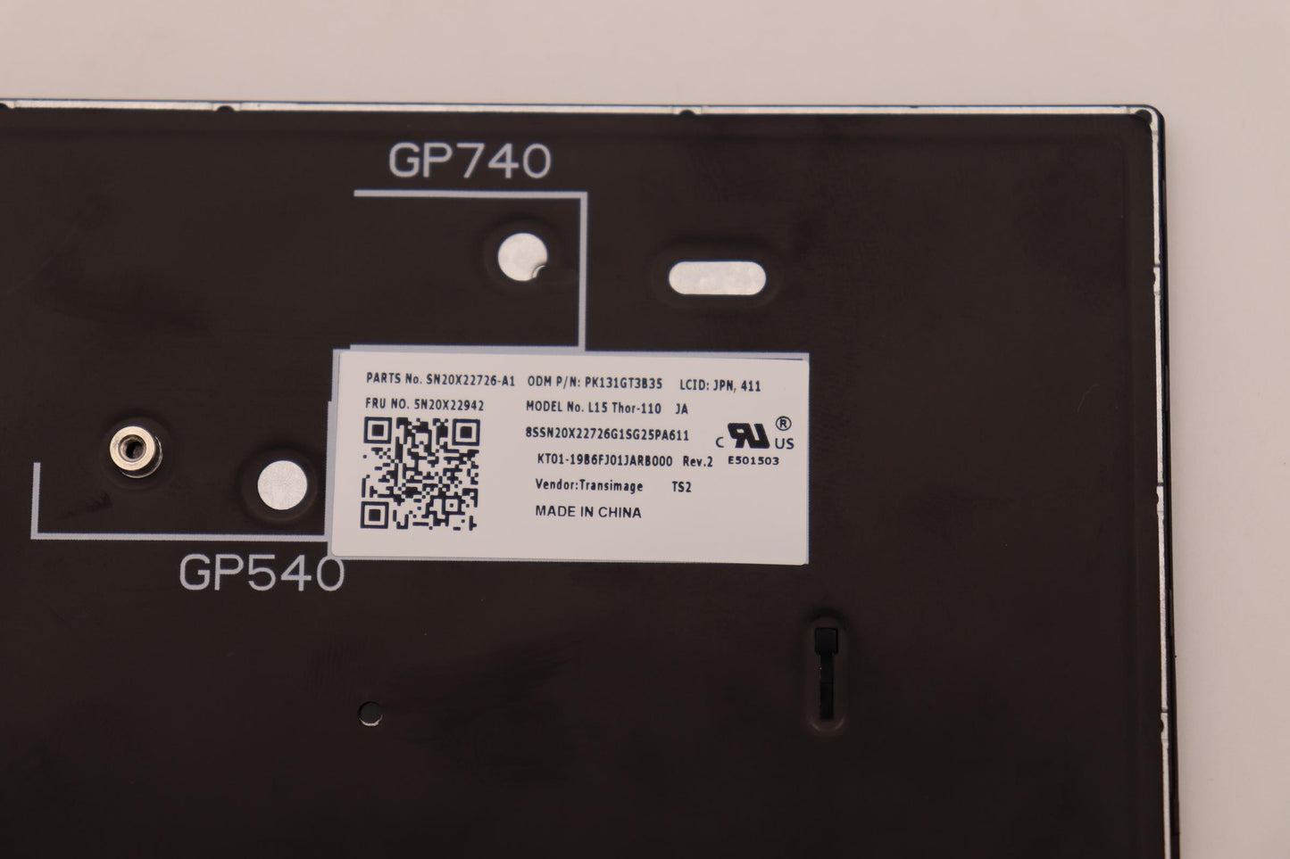 Lenovo Nb_Kyb Tr(P) Cs20 Kbd Triblbkj - 5N20X22942